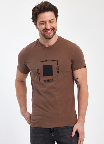 Кофейная футболка Trend Collection