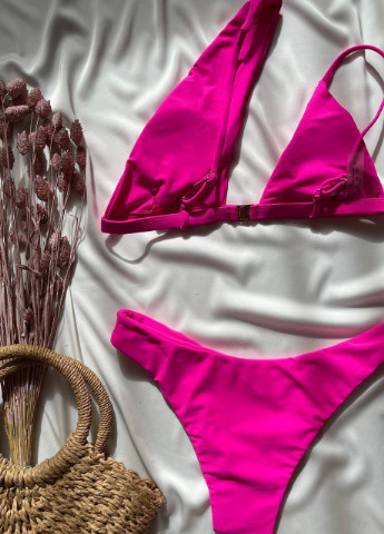 Рожевий літній сексуальний жіночий купальник No Brand