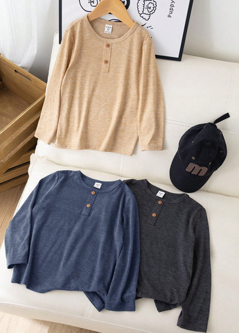 Лонгслів (3шт.) SHEIN (331536365)