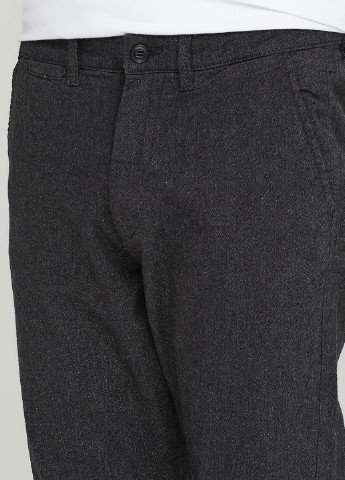 Темно-серые кэжуал демисезонные зауженные брюки Jack & Jones