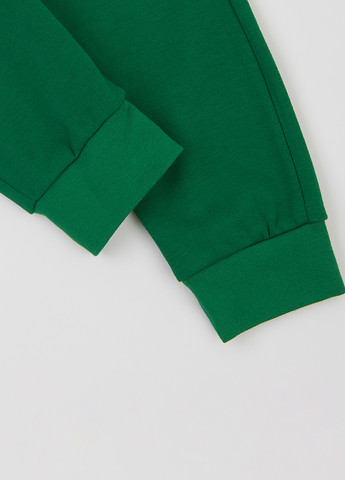 Зелена всесезон піжами (лонгслів, штани) лонгслів + брюки Garnamama