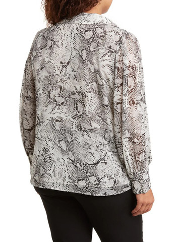 Серая кэжуал рубашка змеиный Calvin Klein