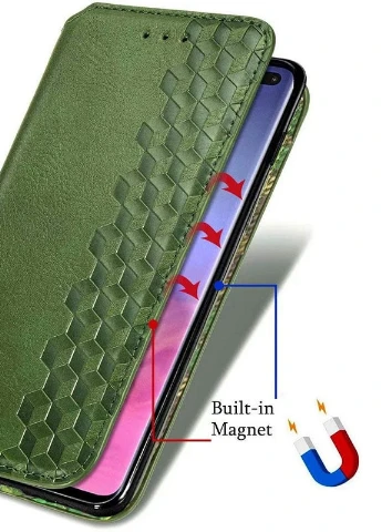 Шкіряний чохол книжка Cubic (PU) для Xiaomi Mi 10T / Mi 10T Pro Зелений (is_00000040672_1) Getman (237834847)