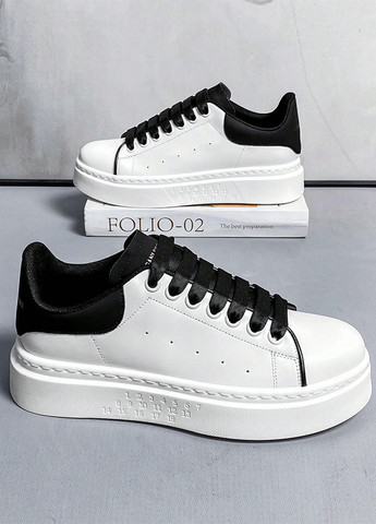 Чорно-білі Осінні кросівки SHEIN