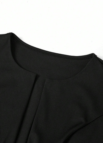 Чорно-білий демісезонний костюм (жакет, сукня) SHEIN