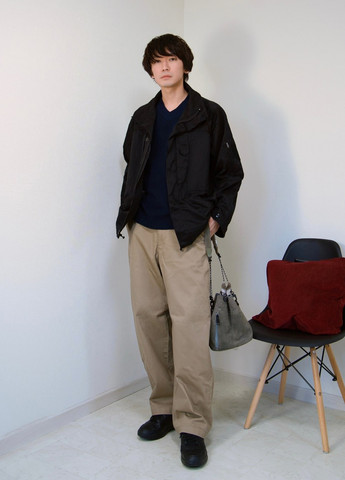 Синий демисезонный пуловер пуловер Uniqlo