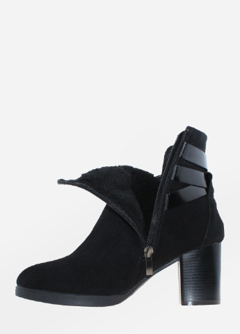 Зимние ботинки rd594-1-11 черный Dalis из натуральной замши