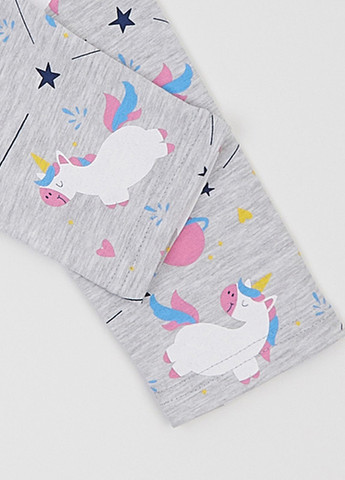 Серый демисезонный комплект (туника, леггинсы) Ляля