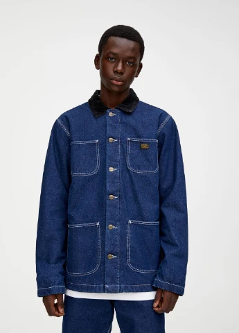 Синя куртка легка,синій, Pull & Bear