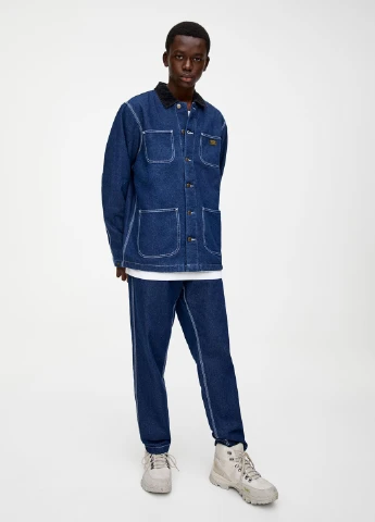 Синя куртка легка,синій, Pull & Bear