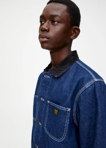 Синя куртка легка,синій, Pull & Bear