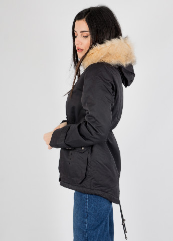 Черная зимняя куртка Asos