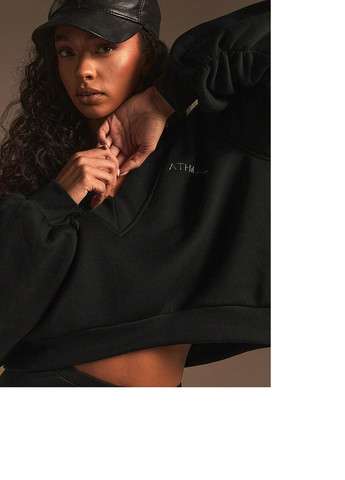 Черный демисезонный пуловер пуловер SHEIN