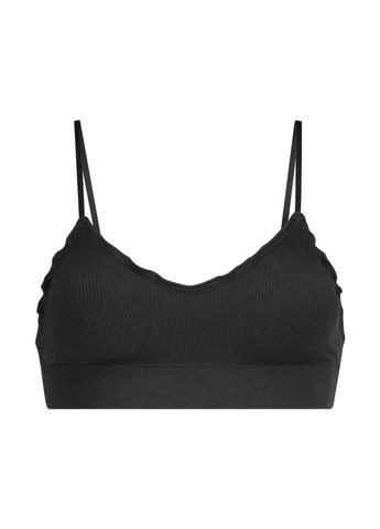 Чёрный топ бюстгальтер Hunkemoller без косточек полиамид