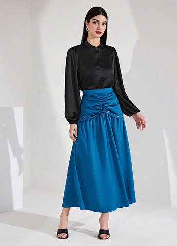 Чёрная блуза SHEIN