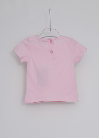 Светло-розовая летняя футболка с коротким рукавом Marasil