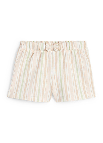 Светло-зеленый летний комплект (туника, шорты, повязка) C&A