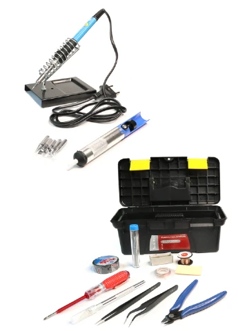 Паяльный набор с регулированием температуры, в боксе 20 в 1 V&Y UFT Tool01 (238644743)