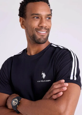 Чорна футболка U.S. Polo Assn.