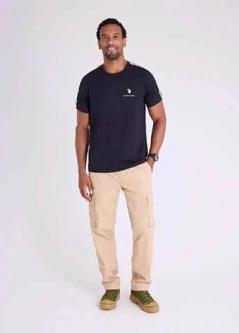 Чорна футболка U.S. Polo Assn.