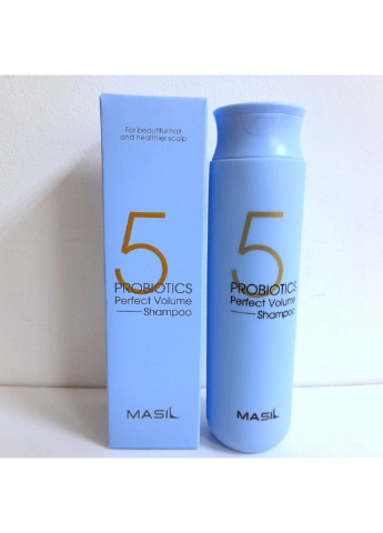 Шампунь безсульфатный для объема волос с пробиотиками 5 Probiotics Perfect Volume Shampoo MASIL (254844252)