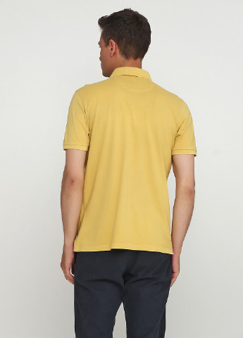Желтая футболка-поло для мужчин Camel Active однотонная