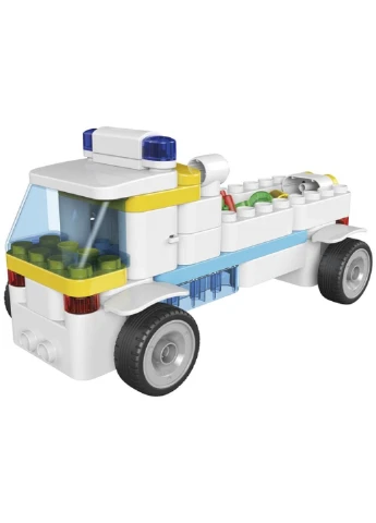 Конструктор Blocks Ambulance + пульт ДУ 69 елементів (62003W) Pai Blocks Ambulance + пульт ДУ 69 элементов (198485065)