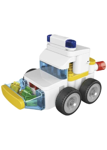Конструктор Blocks Ambulance + пульт ДУ 69 елементів (62003W) Pai Blocks Ambulance + пульт ДУ 69 элементов (198485065)