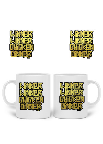 Кружка Пубг Пабг (Pubg) 330 мл горнятко керамічне (20259-1180) MobiPrint (219777111)