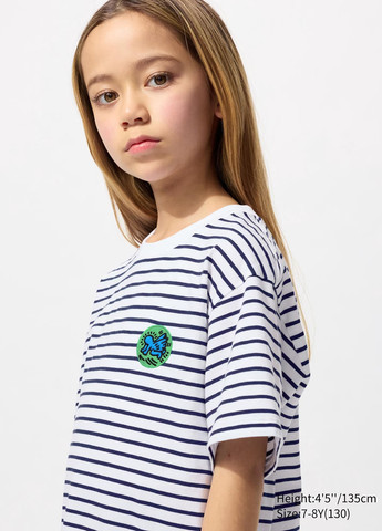 Белая летняя футболка Uniqlo