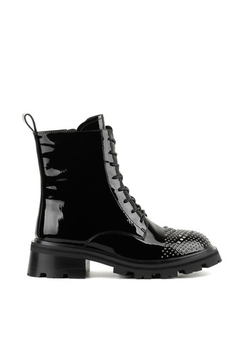 Осенние ботинки Le'BERDES со стразами, лаковые