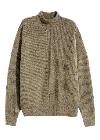 Оливковий (хакі) демісезонний светр джемпер H&M