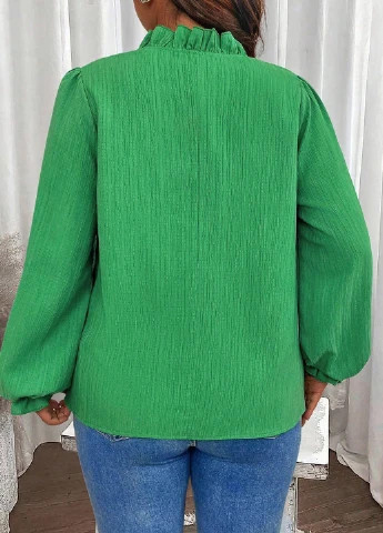 Зелёная блуза SHEIN