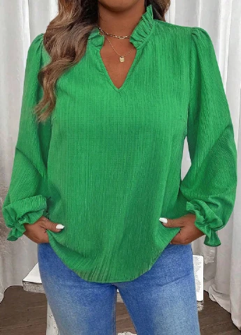 Зелёная блуза SHEIN