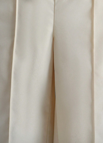 Кремовые кэжуал, классические демисезонные прямые брюки SHEIN