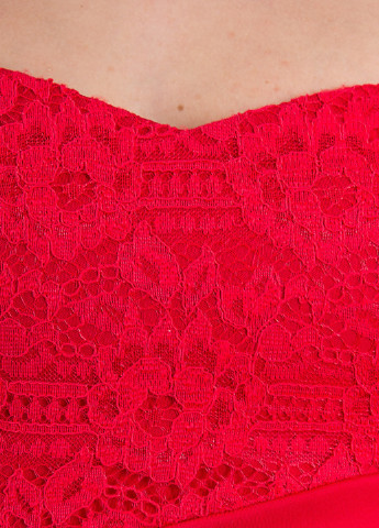 Червона вечірня сукня з корсетом Jessica Wright однотонна