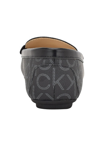Черные мокасины Calvin Klein с логотипом