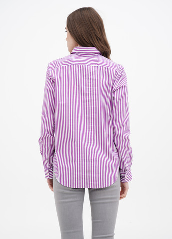 Сиреневая кэжуал рубашка в полоску Ralph Lauren