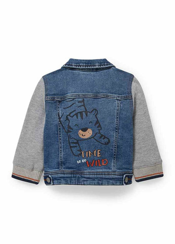 Сіро-синя демісезонна куртка C&A