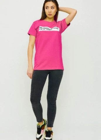 Футболка Boyfriend / air print / YAPPI - (237407755)