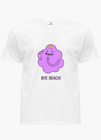 Футболка жіноча Принцеса бубльгум Час Пригод (Princess Bubblegum Adventure Time) Білий (8976-1578) XXL MobiPrint - (216195127)