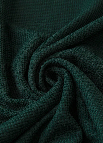 Темно-зелений світшот SHEIN однотонний без декору (308792780)