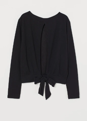 Чёрная блуза H&M