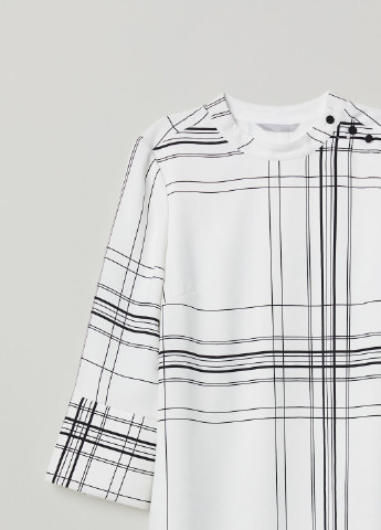 Білий кежуал сукня H&M однотонна