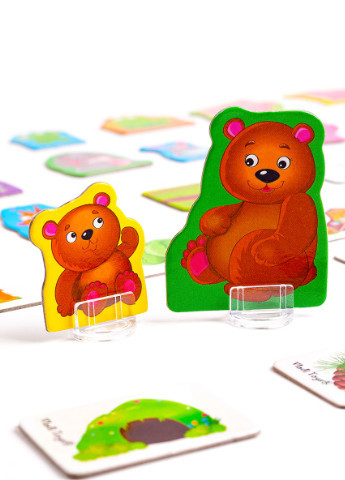 Мини-развивашка ассоциации "В лесу и на ферме" VT1804-46(укр) Vladi toys (255391267)