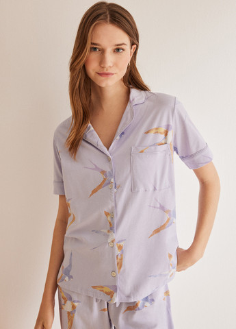 Сиреневая всесезон пижама (рубашка, брюки) рубашка + брюки Women'secret