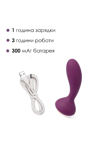 Масажер простати та вібратор точки G з пультом Julie Violet Svakom (254150568)