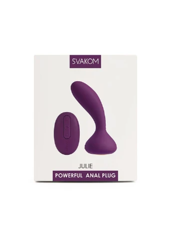 Масажер простати та вібратор точки G з пультом Julie Violet Svakom (254150568)