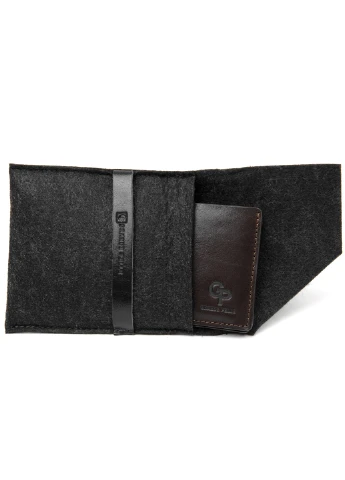 Чоловіче шкіряне портмоне 11,5х9х1 см Grande Pelle (252129686)