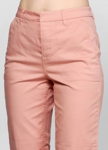 Розовые кэжуал демисезонные брюки Asos
